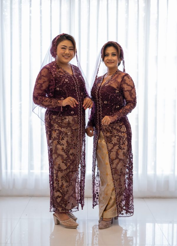 Kebaya Burgundy V (Luxs)