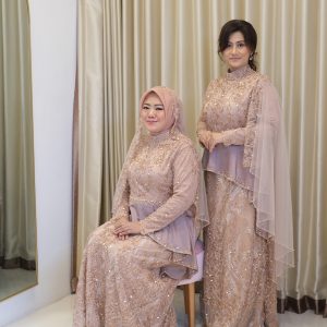 Dress Mama Rosegold Peplum (Luxs)