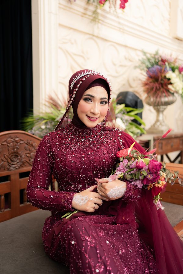 Dress Maroon Nova