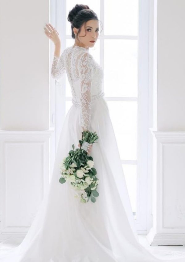 Dress putih leksha