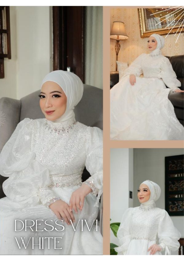 Dress putih vivi