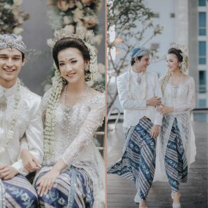 Kebaya putih permata