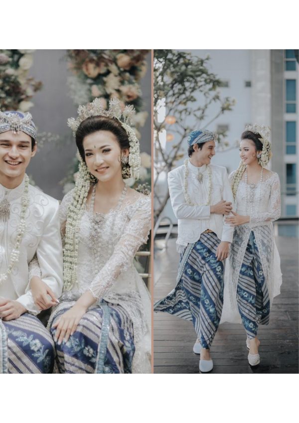 Kebaya putih permata