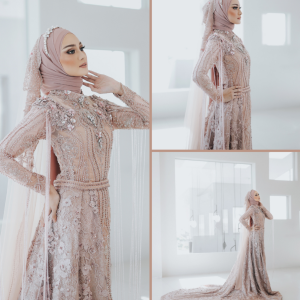 Dress Rosegold Rumbai