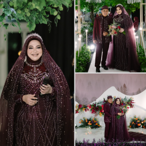 Dress Burgundy Eka (Luxs)