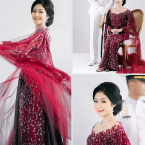 Dress Burgundy Dita (Luxs)