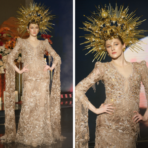 Dress Rosegold Vika (Luxs)