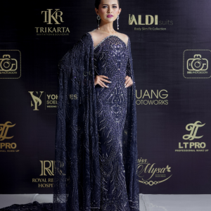 Dress Navy Clara (Luxs)