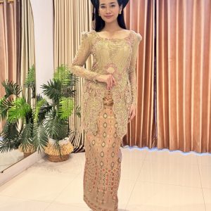 Kebaya Wisuda Pink Nude (LD 100)
