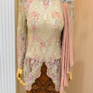 Kebaya Wisuda Pink Nude (Hijab)